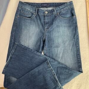 Levi’s San Francisco Women’s Denim Curve Classic Bootcut Jeans Sz 12/31 Distress